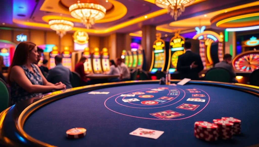 Experience the thrill of winning with sunwin sun.win at a luxurious casino table.