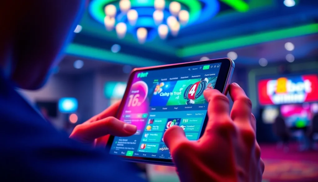 Dynamic F8bet betting platform showcasing vibrant online gaming options.