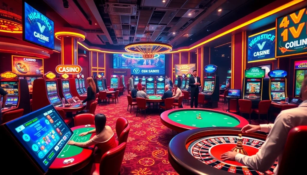 Engaging scene at Trang Chủ 69VN showcasing vibrant online casino gaming experience.